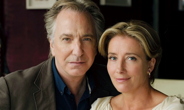 Alan Rickman and Emma Thompson in the BBC drama The Song of Lunch. Photograph: BBC