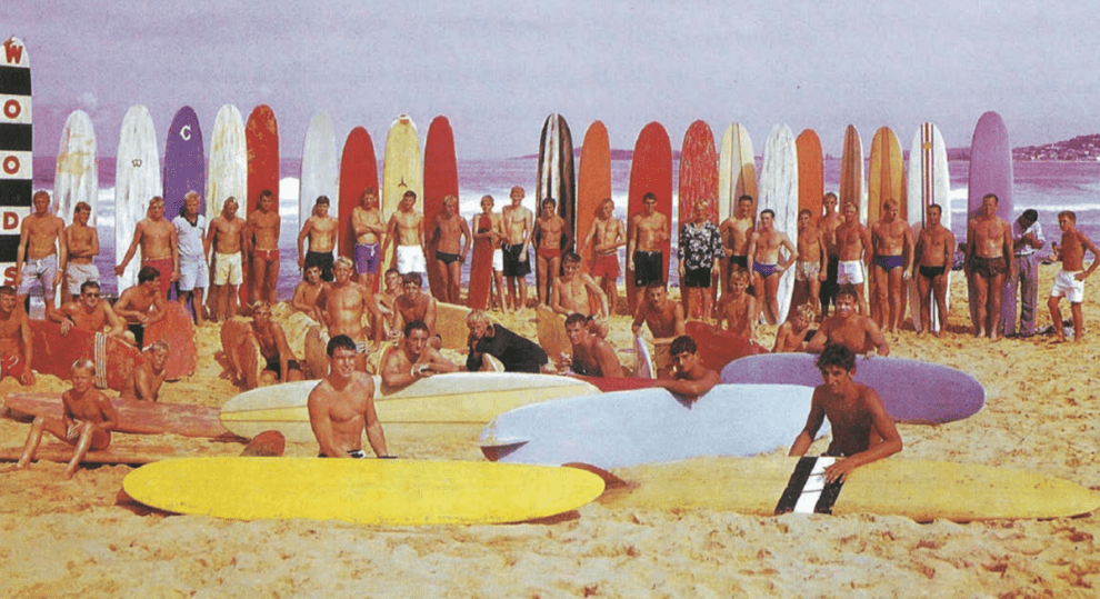 surfing in the sixties