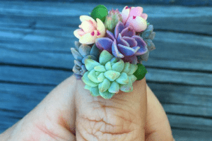 succulent nails