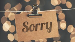 authentic apology